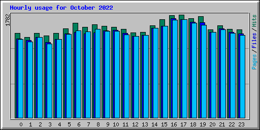 Hourly usage for October 2022