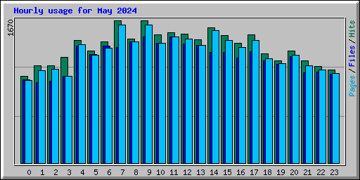 Hourly usage for May 2024